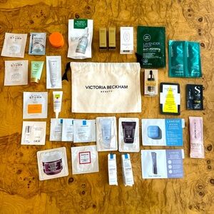 Bundle of Beauty, Skincare, Haircare Products and Victoria Beckham Beauty Pouch